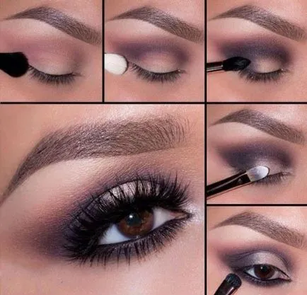 Machiaj smokey eyes pentru ochi caprui imagine, instrucțiuni pas cu pas (Smokey) Machiaj smokey eyes pentru ochi caprui imagine, instrucțiuni pas cu pas