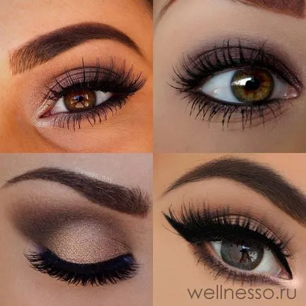 Machiaj pentru ochi caprui - 50 photo-curent de idei în 2016 (make-up) Machiaj pentru ochi caprui - 50 photo-curent de idei în 2016