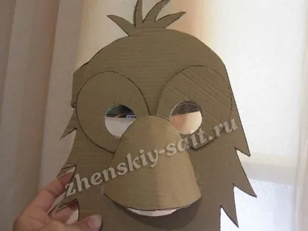 masca Monkey pentru noul an cu propriile lor mâini, de Master Class cu fotografie (maimuță) masca Monkey pentru noul an cu propriile sale mâini, o clasă de master cu fotografii