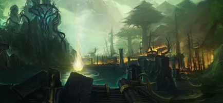 Lumea Azeroth, și istoria lui a universului Warcraft