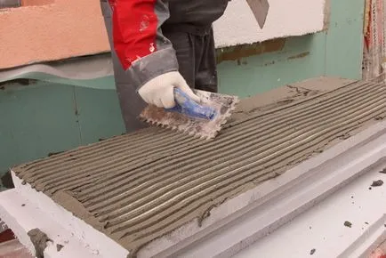 Instalarea polistiren pe pereti