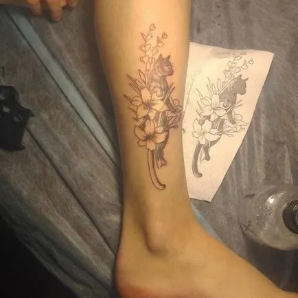Adevaratul sens al pisicii tatuaj