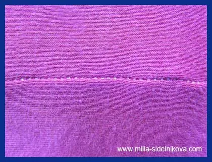 Prelucrarea slice tricot (țesături) secțiuni de prelucrare de țesături tricotate