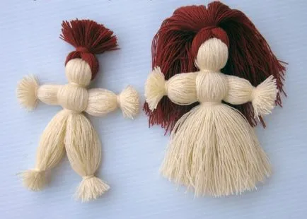Amuletele cu propriile sale mâini din șirurile de păpuși, capre, broderie (fir) Amuletele cu propriile sale mâini din șirurile de păpuși, capre, broderie