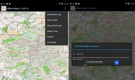 Harta offline pentru Android