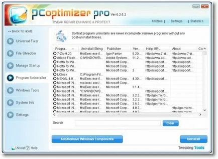 Prezentare generală a programului de optimizare PC Pro