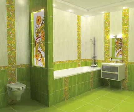Decorarea pereților în prezentarea generală a materialelor de baie (fotografii)