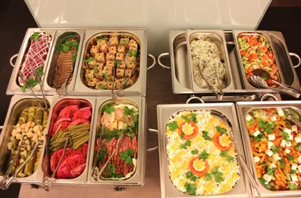 Catering, într-un sistem bufet de hotel; care servesc un bufet (tabel) Catering, într-un sistem bufet de hotel; care servesc la bufet