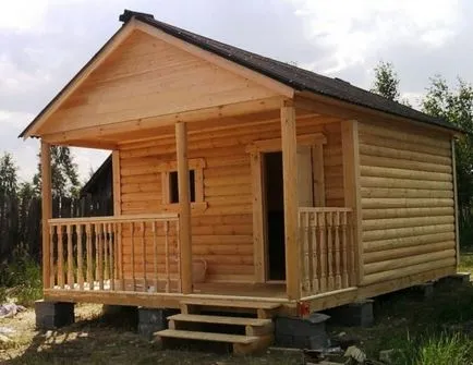Are baie de încălzire de la un bar de interior (lemn pentru încălzirea în mod corespunzător baie în interior) Caracteristici din cherestea de baie de izolație interior
