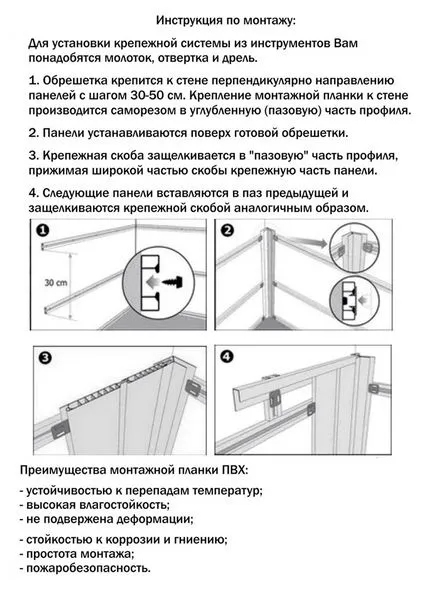 Decorarea peretilor cu panouri din plastic pas cu pas din PVC