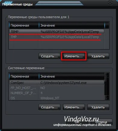 temp dosar în Windows - care este modul de a găsi ceea ce este necesar, modul în care pentru a curăța și elimina