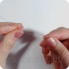 Stamine de flori cu propriile sale mâini din impas, microbeads, testul
