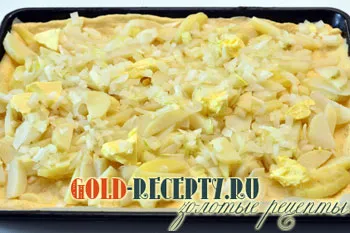 Placinta cu cartofi reteta pe aluat de drojdie