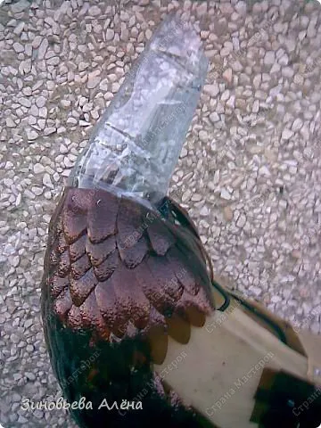 Peacock din sticle de plastic maestru meserii de fabricație de clasă și video (păun) Peacock din meserii de fabricație sticle de plastic master-class și video