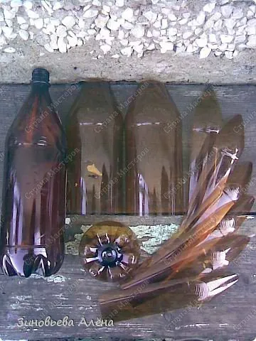 Peacock din sticle de plastic maestru meserii de fabricație de clasă și video (sticle) Peacock din meserii de fabricație sticle de plastic master-class și video