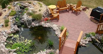 Patio - zona de recreere în darea fotografie, cum să construiască propriile lor mâini o terasă frumoasă