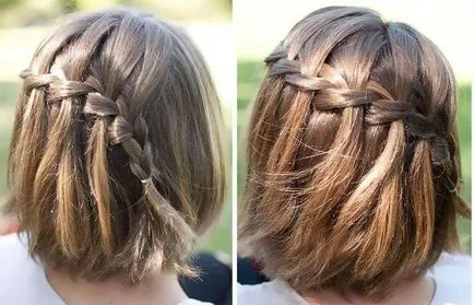 impletituri tese pe parul scurt 10 variante cu fotografii