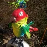 Articole din sticle de plastic pentru gradina (descriere foto)
