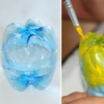 Articole din sticle de plastic pentru gradina (descriere foto)