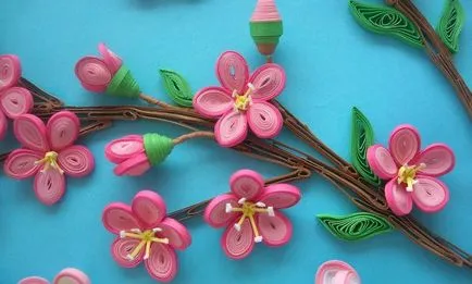 Quilling meserii făcute cu propriile lor mâini și volumetrica simplu