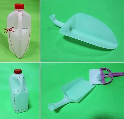 Articole din sticle de plastic pentru gradina (descriere foto)