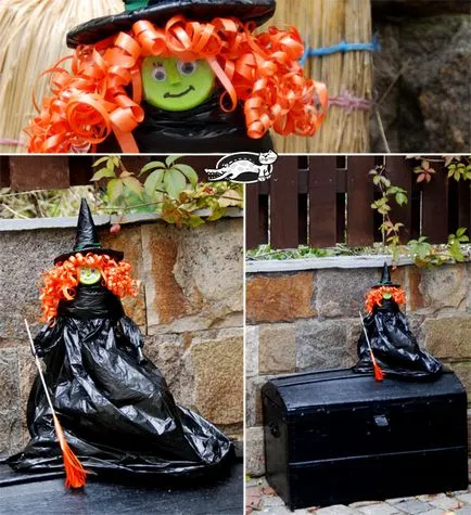 Articole din sticle de plastic pentru gradina (descriere foto)