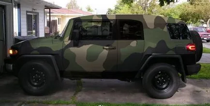 pictura vehicul camuflaj propriile lor mâini tutorial video (automobilului) pictura vehicul camuflaj mâinile lor proprii lecție video