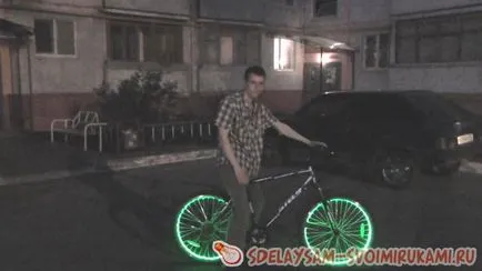 Iluminare din spate roți de bicicletă, o clasă de master, cu propriile lor mâini (roți) roți de bicicletă iluminare din spate, o clasă de master, cu propriile lor mâini