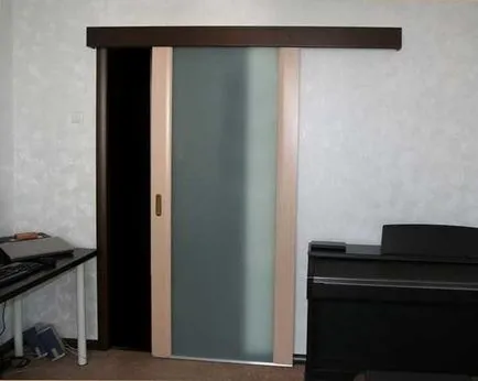 Ușile glisante cu mâinile lor, de instalare, de fabricație (alunecare) Ușile glisante cu mâinile lor, de instalare, de fabricație