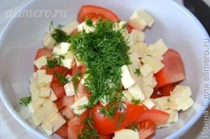 Tomate și brânză