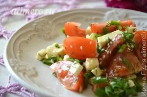 Tomate și brânză