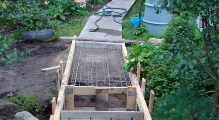 Cale de grădină din beton cu fotografii mâini și instrucțiuni video,