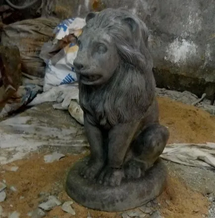 Sculpturi de grădină din beton (aranjament de vile) Gradina de sculpturi din beton