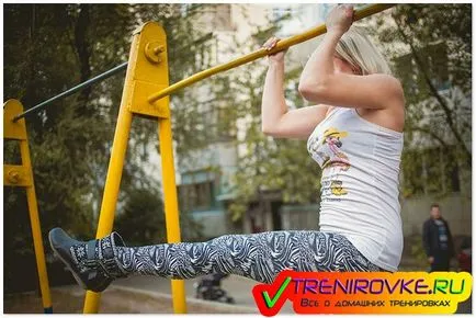 Formarea pe bara orizontală și barele paralele - pentru incepatori la greutatea de muzică, video