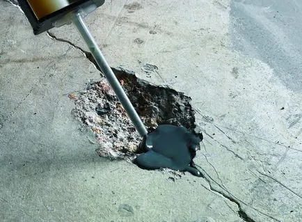 Fisurile din beton precum și ceea ce a fost o lungă perioadă de timp pentru a închide sus