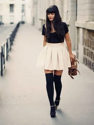 Ce poți purta șosete fotografie, ce să poarte ciorapi negri și alte modele de culoare