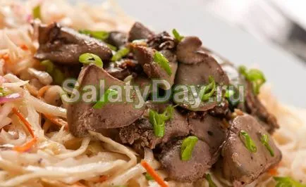 Salata cu ficat de pui