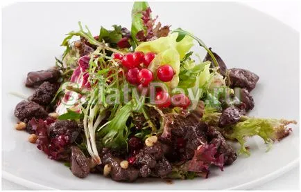 Salata cu ficat de pui