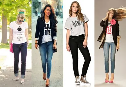 Din ceea ce sa poarte un tricou de peste 50 de fotografii cu imagini elegante (care să poarte cămașă) Din ceea ce sa poarte un tricou de peste 50 de fotografii cu imagini elegante