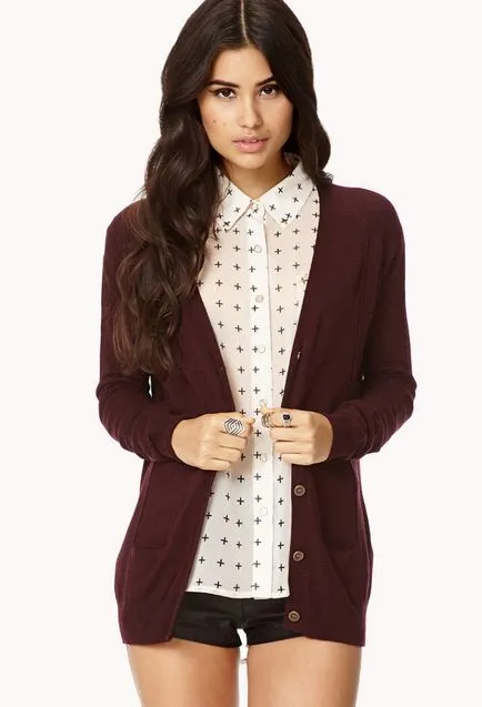 Din ceea ce sa poarte fotografii cardigan pentru femei, costume de idei, soluții de culoare - femeie la modă