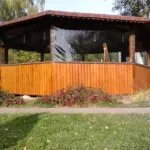 Perdele pentru foișoare și verande - 100 idei foto