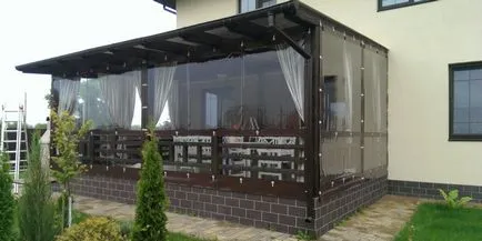 Jaluzele pentru pridvoare și mandrinele - soluție excelentă pentru a da, zona de tramvai sau terase