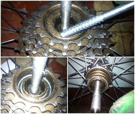 Îndepărtarea, demontarea și montarea unei biciclete cu clichet, Dzhonni Foks (instalare) Îndepărtarea, demontarea și instalarea unui clichet de ciclism, Dzhonni Foks