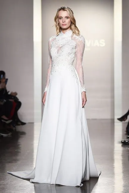 Modest, dar frumoasa rochie de mireasa 2017-2018