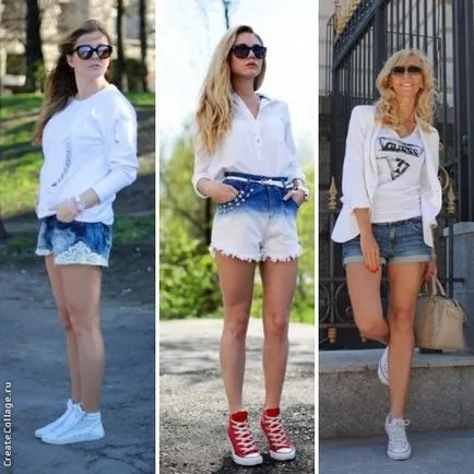 Sfaturi pentru ceea ce sa poarte pantaloni scurti din denim