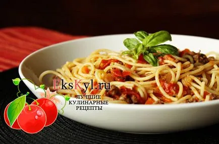 Spaghete în italiană, ekskyl