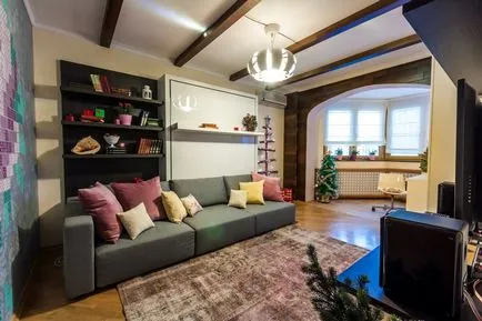 Dormitor cu un design balcon cu caracteristici