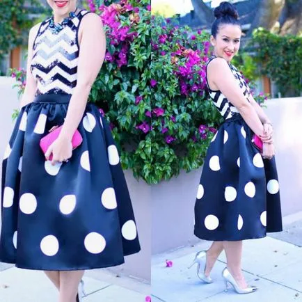 C fusta albastru pentru a purta tendințele modei (moda) C fusta albastru pentru a purta tendințele modei