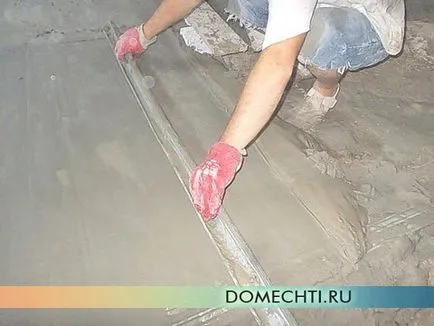 podea Șapă cu mâinile lor cu pas cu pas fotografii, casa de vis (o soluție pentru șapă) podea Șapă cu mâinile lor cu pas cu pas fotografii, casa de vis