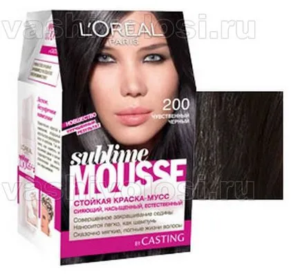 paleta mousse Sublim, vopsea parul (Sublim) paleta mousse Sublim, vopsea parul tau